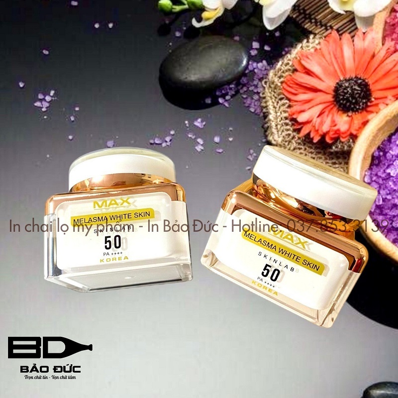 Địa chỉ in bao bì mỹ phẩm thủy tinh uy tín hàng đầu