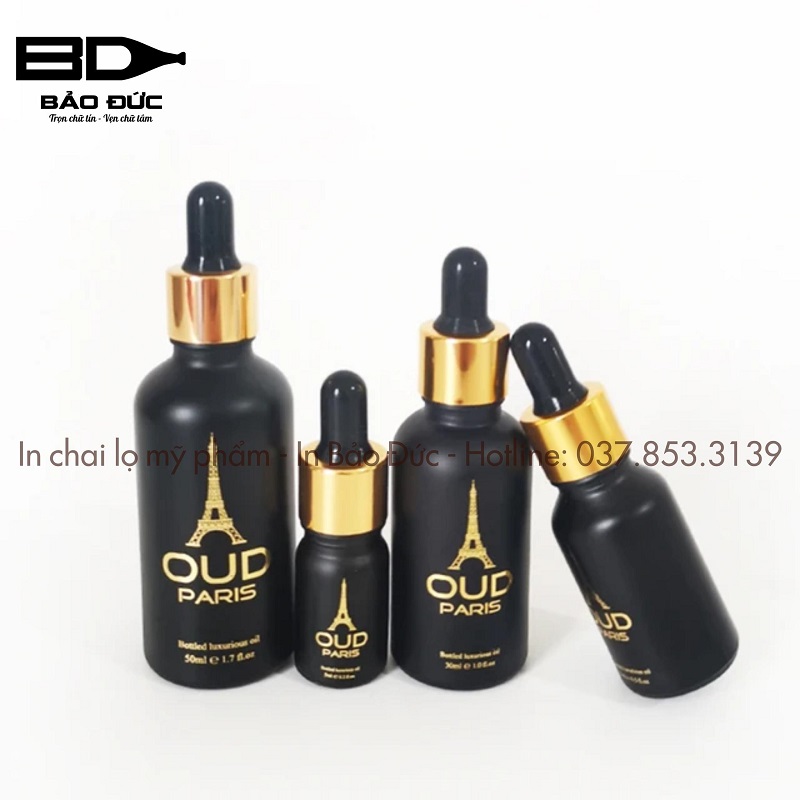 In ấn chai lọ đựng mỹ phẩm và những điều cần lưu ý
