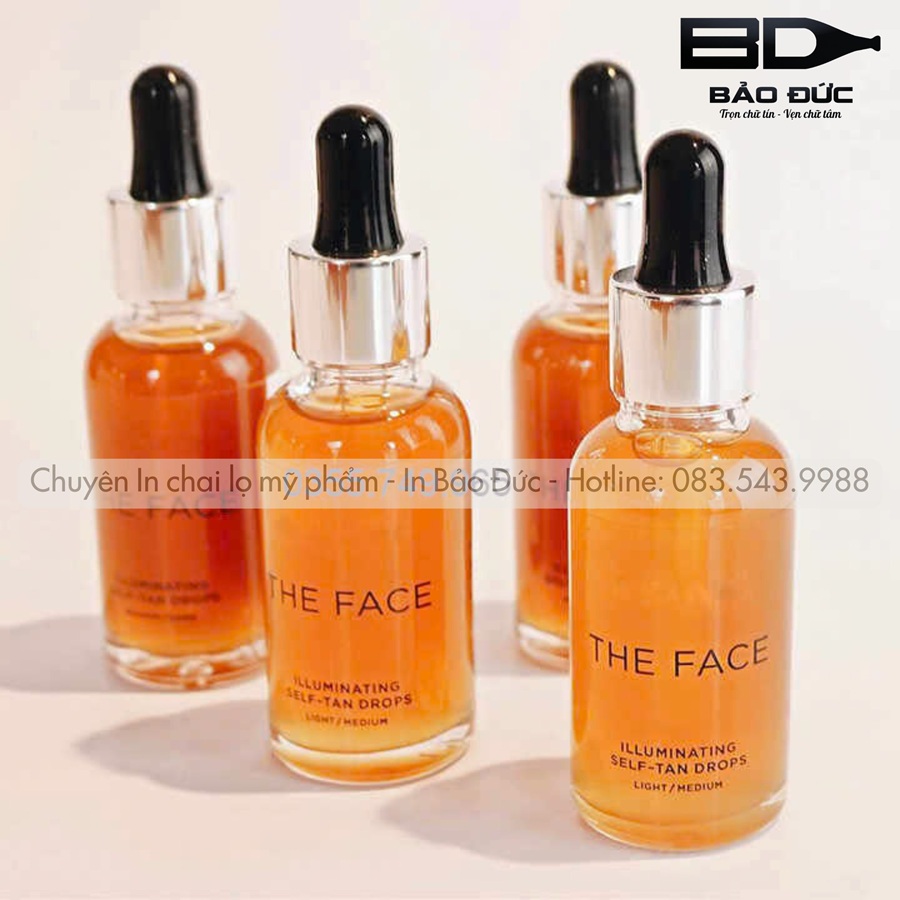 Áp dụng công nghệ hiện đại trong in chai serum thuỷ tinh