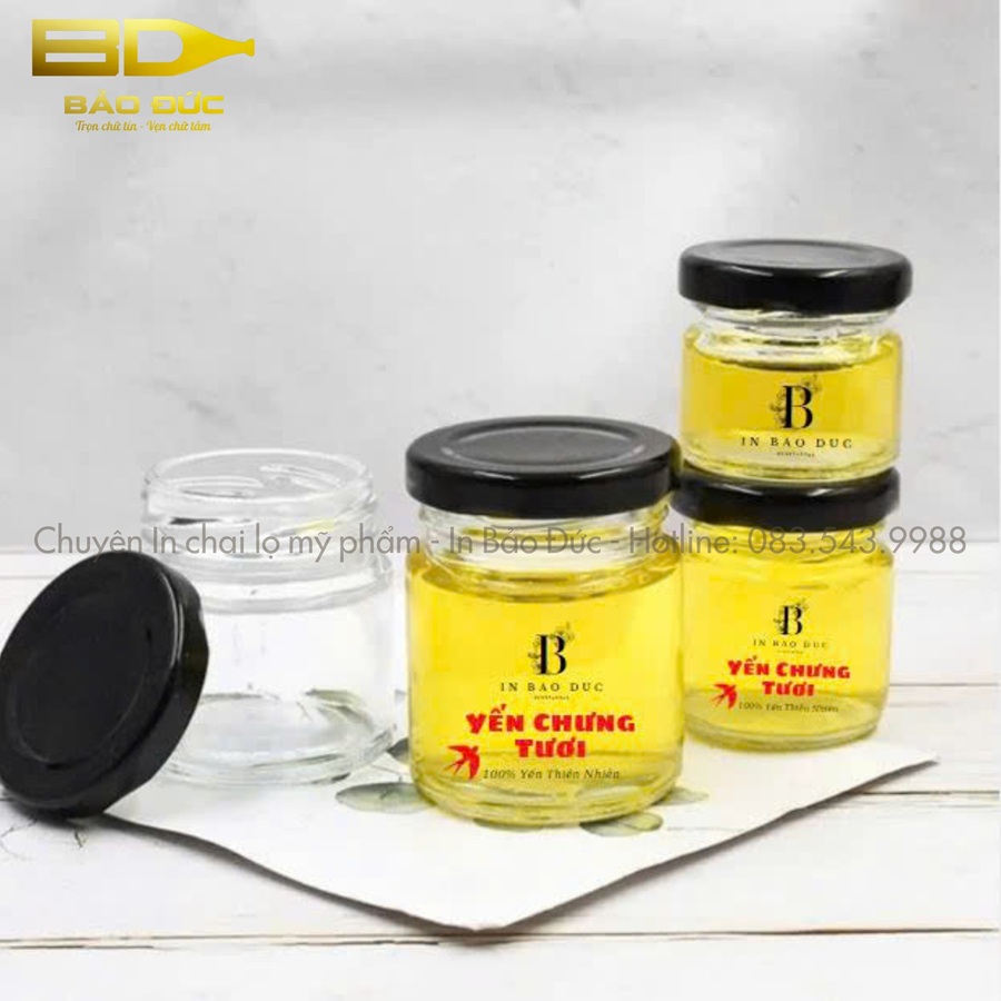 Tìm kiếm dịch vụ in hũ thuỷ tinh chất lượng